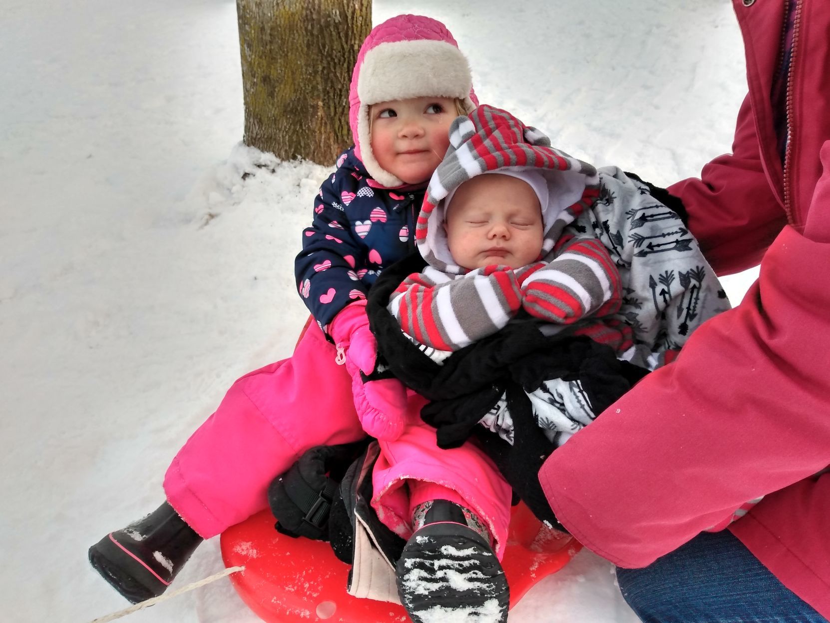A fun day for sledding
